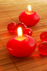 Image showing red candle