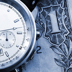 Image showing time is money