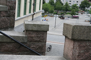 Image showing View of a square in Sweden