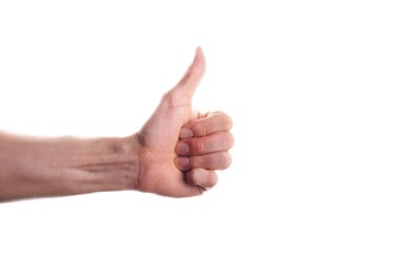 Image showing thumbs up or down