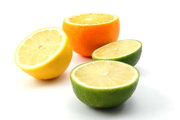 Image showing lemon orange and citron fruit