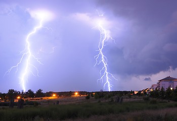 Image showing lightning