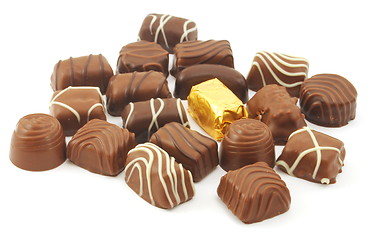 Image showing chocolate praline