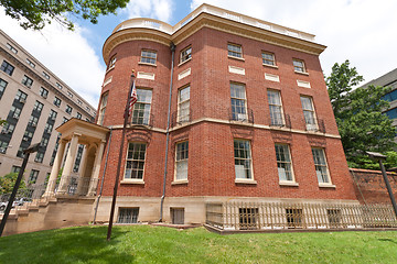 Image showing Small Federal Adamesque Brick House Washington DC