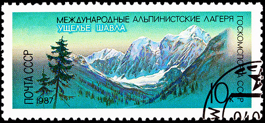 Image showing Shavia Gorge in Russia Soviet Union