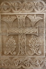 Image showing Medieval cross stone