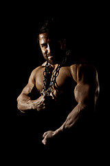 Image showing bodybuilding man