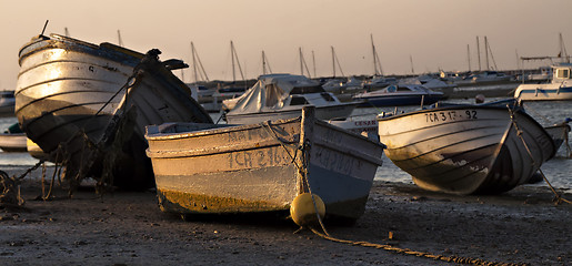 Image showing Holzboot