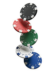 Image showing Gambling chips