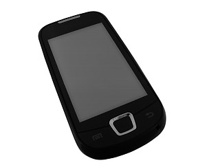 Image showing touch-sensitive mobile phone