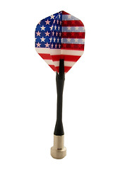 Image showing dart with US flag
