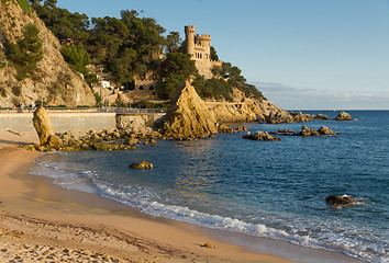 Image showing Lloret de Mar beach 