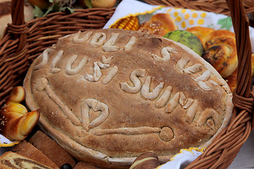 Image showing Delicious homemade Christmas bred