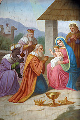 Image showing Nativity Scene, Adoration of the Magi