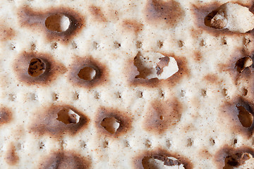 Image showing Full Frame Top Matza  Surface Abstract, Extreme Closeup Macro