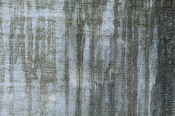 Image showing XXXL Full Frame Black Water Stains on a Grungy Cement Wall