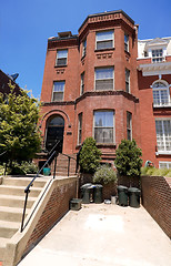 Image showing Richardsonian Romanesque Brick Row House DC USA