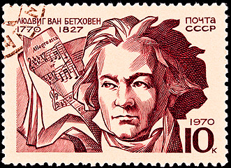 Image showing Ludwig Von Beethoven Score Allegro Assai 