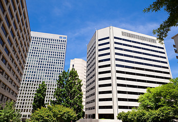 Image showing High Rise Office Buildings Rossyln Virginia USA