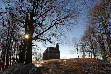 Image showing Beautiful small rural church in Croatia