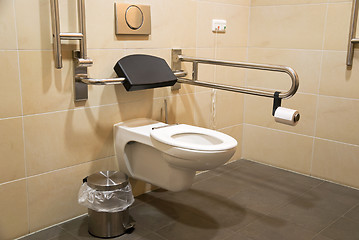 Image showing toilet for disabled people