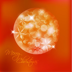 Image showing Vector Christmas card