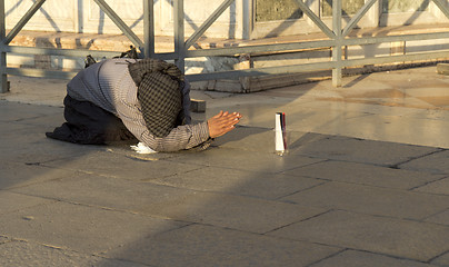 Image showing Portrait of a beggar 