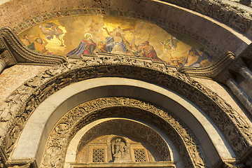Image showing Mosaic of the Basilica San Marco