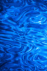 Image showing Blue plastic