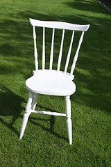 Image showing White chair