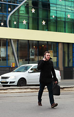 Image showing Businessman in the city