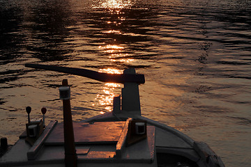 Image showing fishing boat detail