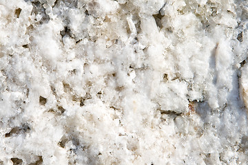 Image showing Full Frame Macro Rough White Quartz Crystals