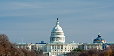 Image showing US Capitol Building Winter Washington DC USA