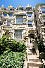 Image showing Richardsonian Romanesque Stone Row Home Washington