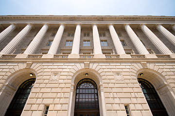 Image showing Imposing Facade of IRS Building Washington DC USA