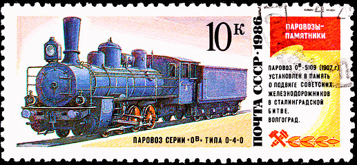 Image showing Russian OV-5109 Steam Locomotive 