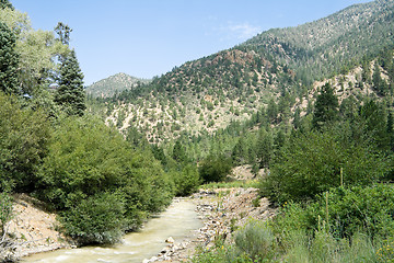 Image showing Stream Sangre De Cristo Mountains New Mexico USA