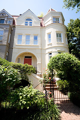 Image showing Richardsonian Romanesque Row House Home Washington