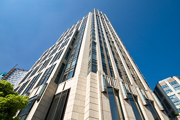 Image showing Modern Skyscraper in Downtown Puxi Shanghai China