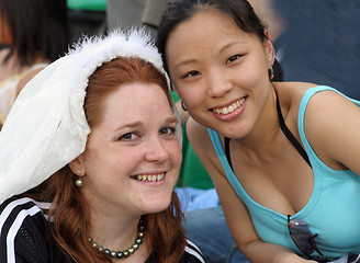 Image showing Bride and friend
