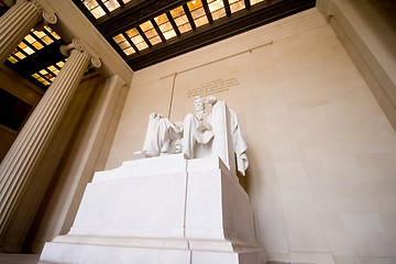 Image showing Lincoln Memorial Statue Washington DC USA