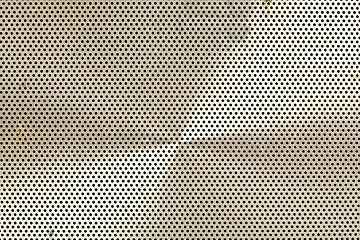 Image showing Full Frame Abstract of an Old Metal Speaker Screen