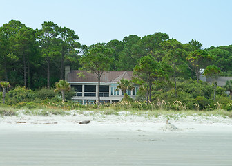 Image showing Upscale Beach House, Sea Oats, Hilton Head Island, South Carolin