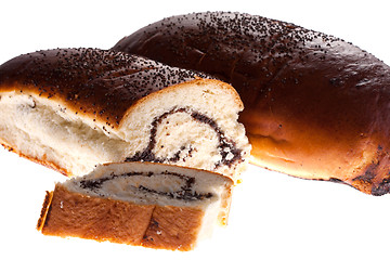 Image showing Bun with poppy seeds