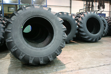 Image showing Tractor tires