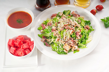 Image showing fresh caesar salad