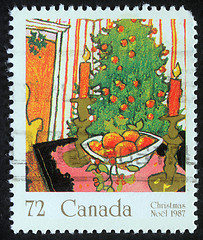 Image showing Christmas stamp