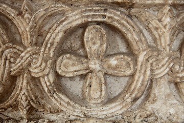 Image showing Medieval cross stone