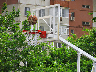 Image showing  outdoor basketball 